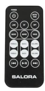 Afstandsbediening Salora soundbar sb0360 SBO880, Ophalen of Verzenden, Nieuw, Origineel