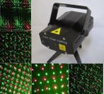 Mini laser discoverlichting lamp projector led disco *ZWART*, Verzenden, Nieuw