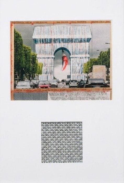 Christo & Jeanne-Claude (1935-2020) - Arc de Triomphe, Antiek en Kunst, Antiek | Overige Antiek