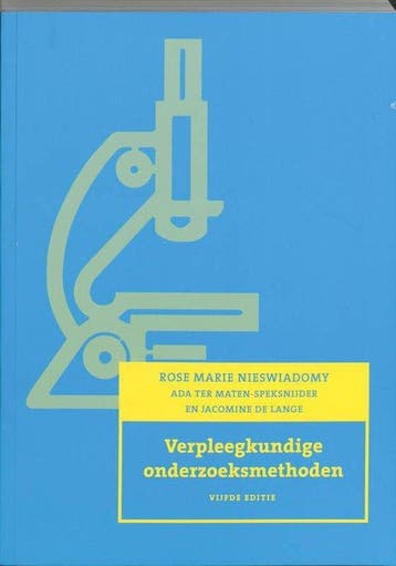 Boek Verpleegkundige onderzoeksmethoden 9789043015929, Boeken, Verzenden, Zo goed als nieuw