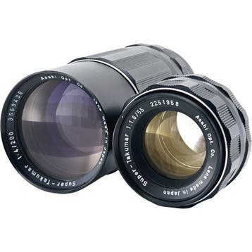 Pentax Super-Takumar: 1,8/55mm + 4/200mm - M42 | Prime lens, Nieuw