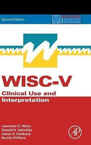 9780128157442 WISC-V | Tweedehands, Verzenden, Zo goed als nieuw, Lawrence G. Weiss