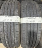 2x215-60-17 Continental Zomer 2x5.5m €60 Per Band 215 60 17, Ophalen, 17 inch, Band(en), Personenwagen