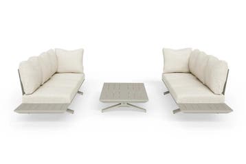 Suns Stockholm loungeset Ibiza style met Camel Sand frame en, Ophalen of Verzenden, Nieuw