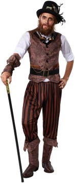2dekans | dressforfun - Steampunk avonturier XL -, Ophalen of Verzenden, Zo goed als nieuw