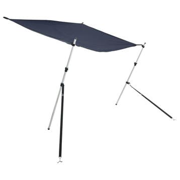 Duurzame boot zonnekap 170x170cm blauw - 40% voordeel, Ophalen of Verzenden, Zo goed als nieuw, Overige typen