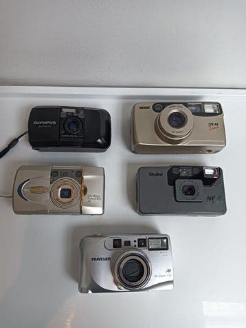 Olympus, Revue, Nikon, Rollei, Traveler Verzameling, zie, Audio, Tv en Foto, Fotocamera's Analoog, Nieuw