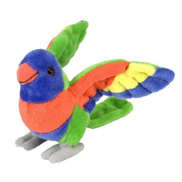 Wild Republic lori papegaai knuffel - pluche - 25 cm, Verzenden, Nieuw