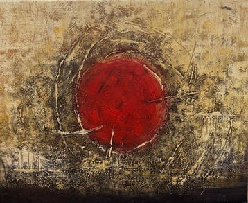 Franse school (XIX) - Éclipse rouge, Antiek en Kunst