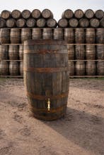 Whiskyvaten 125 L - bloembak - regenton - eikenhout - tuin, Met kraantje, Ophalen of Verzenden, Hout, Nieuw