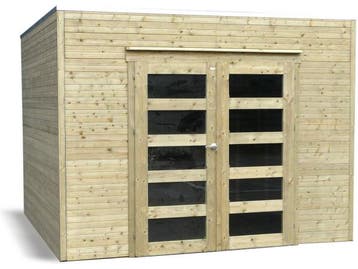 Veiling - Tuinhuis Bari geïmpregneerd 2980x2908x2244, Tuin en Terras, Nieuw