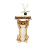 *WOONWINKEL* Kare Design Animal Bijzettafeltje Oranje Kat, Verzenden, Nieuw