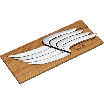Déglon Steakmessenset – Innovatief Design – Eikenhouten, Ophalen of Verzenden, Nieuw, Hout