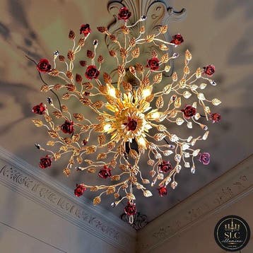 SLC Illumina - MG - Plafondlamp - Le Rose - Smeedijzer -