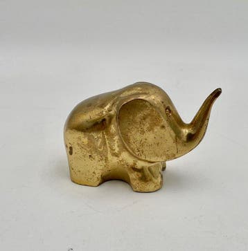 sculptuur, Exceptional Piece: Solid Brass Monolithic, Nieuw