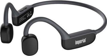 Bone conduction headphone - Sport oortjes - Zwart - Imperial, Verzenden, Zo goed als nieuw