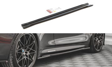 Maxton Design Sideskirt Aanzets BMW F80 F82 F83 M3 M4 B3228, Nieuw, Voor, BMW