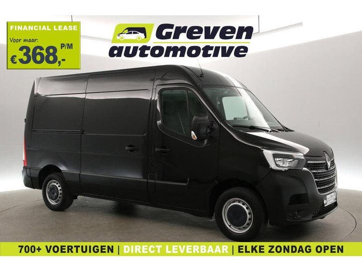 Renault Master T35 2.3 dCi 135 L2H2 Comfort | Airco |, Auto's, Bestelauto's, Handgeschakeld, Diesel, Zwart, Euro 6, Renault
