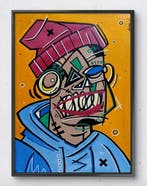 Le Viro (1983) - Guy in the bar (Original Artwork on canvas)