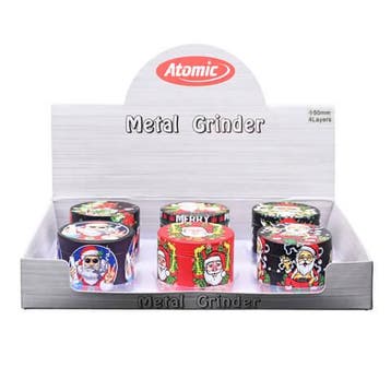 Kerst Kruidengrinder – Santa Edition (50mm, 4-delig), Ophalen of Verzenden, Nieuw