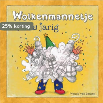 Wolkenmannetje is jarig / Wolkenmannetje / 2 9789082402018, Boeken, Verzenden, Gelezen, Wendy van Zanten