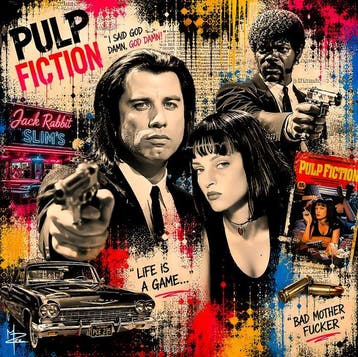 PLM-Art - Pulp Fiction Pop Art Style