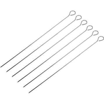 Benson BBQ-spiezen 27 cm set van 6 herbruikbaar voor vlee..., Ophalen of Verzenden, Nieuw