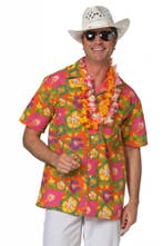 Hawaii blouse heer oranje, Ophalen of Verzenden, Nieuw