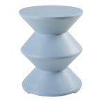 Bijzettafel Kyppeslo rond 47x37 cm lichtblauw [en.casa], Huis en Inrichting, Tafels | Bijzettafels, Verzenden, Nieuw