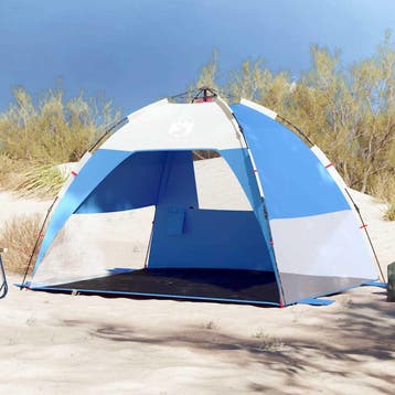 vidaXL Strandtent 2-persoons waterdicht snelontgrendeling, Verzenden, Nieuw, Tot en met 2