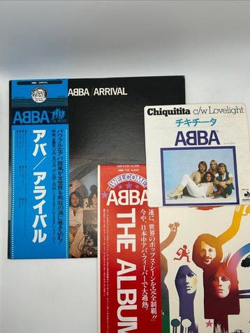 ABBA - ABBA - 2x LP Albums + 1x Single 45 RPM 7 Vinyl -, Nieuw in verpakking