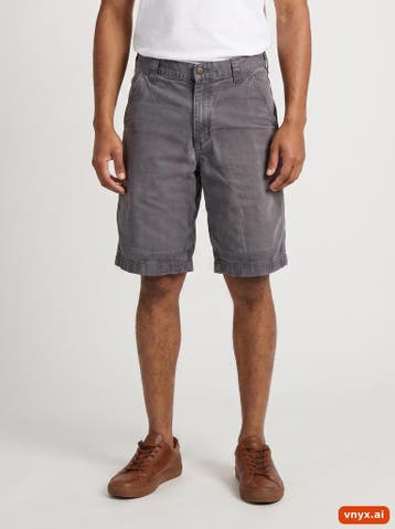 Carbart Korte broeken Heren maat W34 Grijs Vintage, Ophalen of Verzenden, Nieuw