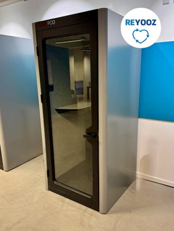 BusyPOD - belcel - akoestische ruimte - zilvergrijs - tw..., Werkplek, Gebruikt, Overige typen