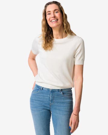 HEMA Damestrui gebreid Fally wit, Verzenden, Nieuw