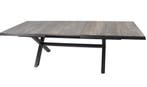 Tuintafel Castilla Negro Uitschuifbaar 205/265 cm Lesli, Tuin en Terras, Tuintafels, Verzenden, Nieuw
