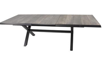 Tuintafel Castilla Negro Uitschuifbaar 205/265 cm Lesli, Verzenden, Nieuw