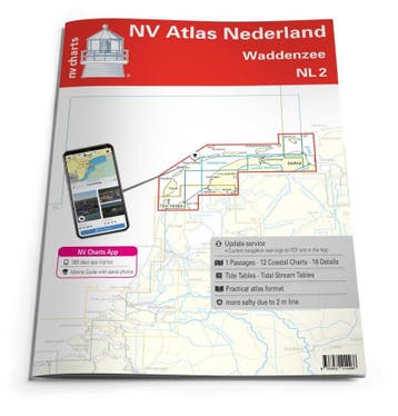 NV Charts Nederland - NL2 Waddenzee, Ophalen of Verzenden, Nieuw