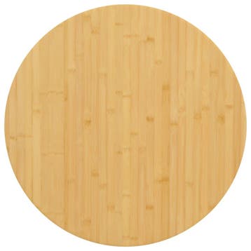 vidaXL Tafelblad Ø 70x4 cm bamboe, Verzenden, Nieuw