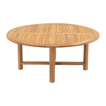 Teak tafel ø180x75cm, Ophalen of Verzenden, Nieuw