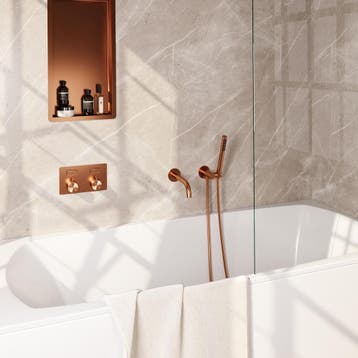 Brauer Copper Edition Thermostatische Inbouw Badkraan, Doe-het-zelf en Verbouw, Sanitair, Ophalen of Verzenden, Nieuw