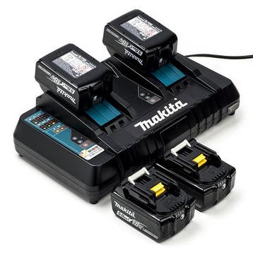 Startset: 4x Makita BL1850B / 18V LXT accu , origineel, Verzenden, Nieuw