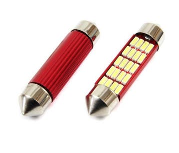 41MM LED - Canbus - 20SMD - 4014 - 12V / 24V - 2 stuks, Ophalen of Verzenden, Nieuw