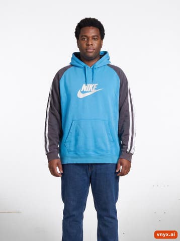 Nike Hoodies Heren maat XL Blauw Vintage, Ophalen of Verzenden, Nieuw