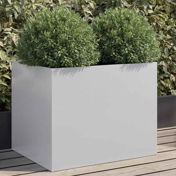 vidaXL Plantenbak 62x47x46 cm gegalvaniseerd staal, Verzenden, Minder dan 60 cm, Nieuw, Metaal