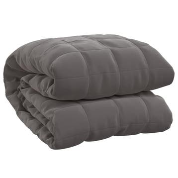 Verzwaringsdeken 11kg 220x235cm | Retourdeal 46% Korting, Tweepersoons, Ophalen of Verzenden, Grijs, Deken of Dekbed