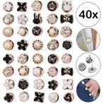 Fako Bijoux - 40x Pin Broche Mini - Steek Pin Knopen Set -, Verzenden, Nieuw