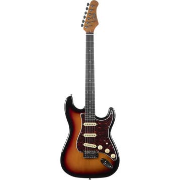 EKO ST300 SB ST-Style Elektrische Gitaar Sunburst, Muziek en Instrumenten, Snaarinstrumenten | Gitaren | Elektrisch, Ophalen of Verzenden