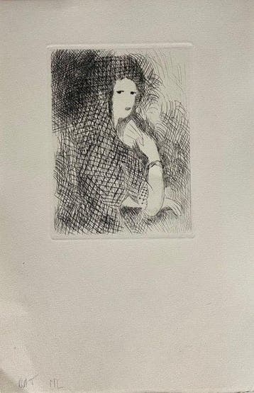 Marie Laurencin (1883-1956) - Jeune fille au voile