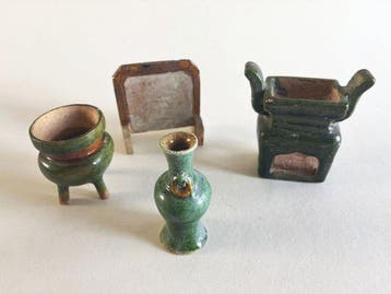 Oud-Chinees, Ming-dynastie Aardewerk Funerary model
