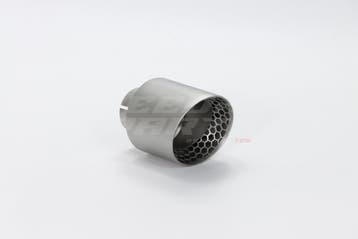 Frosted Silver Exhaust Tip 89mm, Auto-onderdelen, Uitlaatsystemen, Ophalen of Verzenden, Nieuw